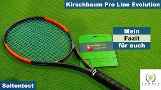 Tennis Saitentest  Kirschbaum Pro Line Evolution  Tennis Mastery [upl. by Haret752]