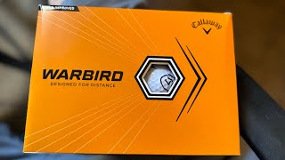 The ultimate SOFT low compression golf ball review Callaway Warbird [upl. by Yntrok]