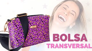 BOLSA TRANSVERSAL  COSTURE em casa  Linda e fácil de costurar  INICIANTES  DIY [upl. by Fiske]