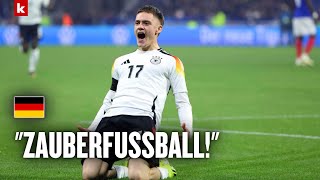 quotIn etlichen Szenen Zauberfußballquot  Wirtz Musiala amp Co überzeugen  Deutschland  Frankreich 20 [upl. by Ahsiekan]