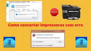 Como consertar impressoras com erro [upl. by Shina]