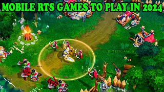 5 NEW RTS Games On Android iOS 2024 [upl. by Laehctim742]