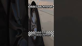 BMW 523i autobody repairs at Iron Lion Customs [upl. by Ninel36]