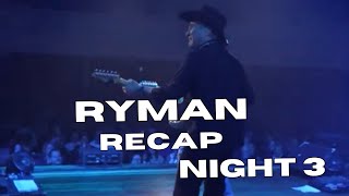 Clint Black  Recap from The Ryman Night 3 [upl. by Enogitna]