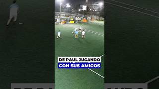 Rodrigo De Paul jugando un partido con sus amigos en una canchita de Buenos Aires [upl. by Enelaj533]