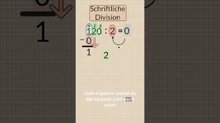 Schriftlich dividieren  leichterklärt maths mathematics education lernen tricks edutok [upl. by Orteip]