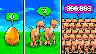 A MELHOR EVOLUÇÃO DE DINOSSAUROS NA FLORESTA CERCADA DE INIMIGOS [upl. by Ndnarb]