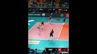 Ayça Aykaç🤝Sıla Çalışkan  Liberos Also Score Points😅 voleybol [upl. by Khoury991]