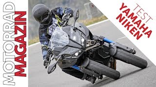 Yamaha Niken 2018 Dreirad  viel schneller und sicherer als ein Motorrad [upl. by Yetah]