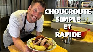 RECETTE DE NORBERT  CHOUCROUTE SIMPLE ET RAPIDE [upl. by Hose]