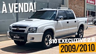 CHEVROLET  S10 EXECUTIVE 28 2010 4X2 TURBO DIESEL COMPLETA  A VENDA [upl. by Klina127]