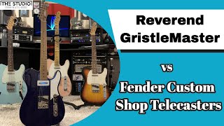 Reverend Gristle Master vs Fender Custom Shop Teles [upl. by Gannie]