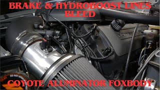 HYDROBOOST amp BRAKE LINES BLEED [upl. by Ahseal]