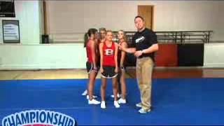 Intermediate and Advanced Stunts Dismounts and Transitions for Cheerleading [upl. by Maudie381]