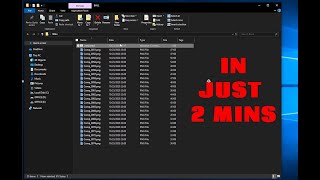 Rename Multiple Files or Sequence Files in 2 mins  No Softwares  No CMD [upl. by Quiteria]