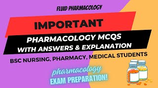 Pharmacology MCQ  Pharmacology Exam  Pharmacist Exam  BSCN Exam  Pharmacology MCQs with Answers [upl. by Atiran]