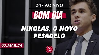 Bom dia 247 Nikolas o novo pesadelo 7324 [upl. by Boorman]