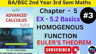 Ex  52 Advanced Calculus Partial Differentiation Advanced Calculus BABSC 2nd Year Ch 5 Ex  52 [upl. by Clementius132]