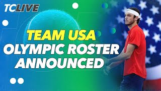 USA Olympic Team Revealed for Paris 2024  Tennis Channel Live [upl. by Ainod127]