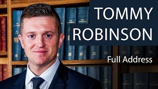 Tommy Robinson  Full Address  Oxford Union [upl. by Adoc]