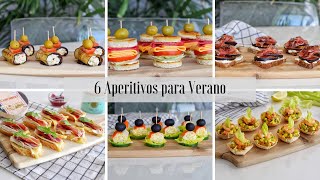 6 Aperitivos Fáciles y Deliciosos para Sorprender a tus Invitados en Verano  Recopilación DarixLAB [upl. by Lotti797]