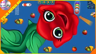 🐍WORMSZONEIO  GIANT SLITHER SNAKE TOP 01  Epic Worms Zone Best Gameplay  Trần Hùng 83 [upl. by Helms]