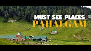 Top 10 Must See Places in Pahalgam [upl. by Aiekan383]