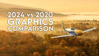 Graphics COMPARISON of Microsoft Flight Simulator 2024 vs MSFS2020 [upl. by Alessandro]