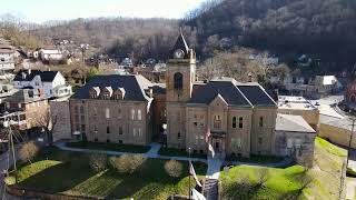 Drone video of Welch West Virginia February 28th 2023 [upl. by Fernas509]