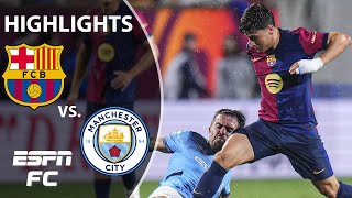 Barcelona vs Manchester City in Orlando  Highlights  ESPN FC [upl. by Aihc]