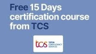 TCS 15days course for placement certificate will be given ❤️🥺 apply link in description intership [upl. by Bilak]