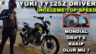 DRİFT 125İN KUZENİ YUKİ TY125Z DRİVER İNCELEME VE TOP SPEED amp BU FİYATINI HAKETMİYOR  ALINIR MI [upl. by Eelanej]