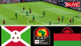 🔴LiveStream Burundi Vs Malawi  Today Qualification AFCON 2025 All Goals Results amp Extended Hi [upl. by Tarsus]