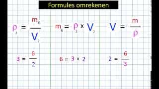 D Formules omrekenen [upl. by Cote]