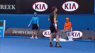 FULL MATCH 2013 Australian Open – Mens Singles Semi Finals Federer v Murray [upl. by Sarita]