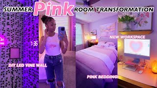 Extreme Room Makeover 2023  tiktok  pinterest inspired room transformation  decorate with me [upl. by Leonteen917]