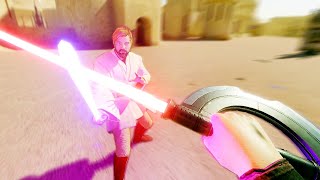 Dueling Obi Wan Kenobi in Star Wars Virtual Reality Blade and Sorcery [upl. by Aroda]