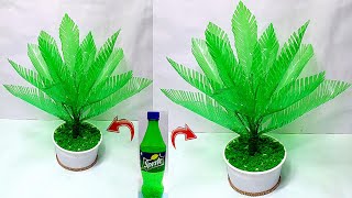 Plastic bottle Vase Craft DIY Tree from Waste bottleSprite ki bottle se Guldasta banane ka Tarika [upl. by Aynotahs659]