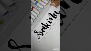 Comment your name trending calligraphy viralvideo viralsong handwriting viralshorts [upl. by Deck]