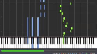 How to Play Mozart  Piano Sonata 12  KV 332  3rd Movement Synthesia Piano Tutorial [upl. by O'Brien]