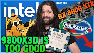 HW News  Intel Gets Sued amp Sud NVIDIA Consumer CPU Rumors 9800X3D Supply [upl. by Baker237]