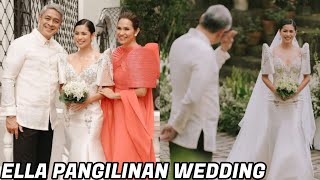 MARICEL LAXA amp ANTHONY PANGILINAN DAUGHTER WEDDING  ELLA PANGILINAN amp ENRIQUE MIRANDA WEDDING ❤️ [upl. by Emylee378]