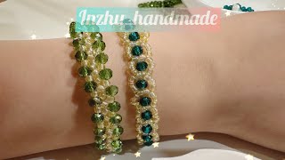 How To Make Simple Bracelet With Beads Easy Bracelet Tutorial🤫Простой Браслет из Бисера [upl. by Culley]