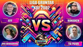 LIGA GRUNTAR KOF2002 JEFF VS RONIUKEN  KND ARARAQUARA VS TBPAIVA [upl. by Gnart]