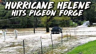 HURRICANE HELENE IMPACTS PIGEON FORGE Areas Of Pigeon Forge Underwater [upl. by Yssak]