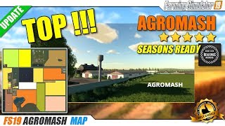 FS19  AGROMASH MAP v1003  review [upl. by Najram]