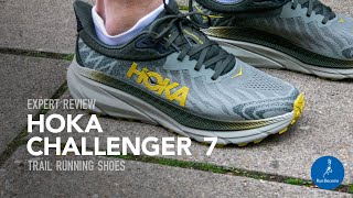 Hoka Challenger ATR 7 Trail Running Shoes Expert Review [upl. by Atsiuqal]