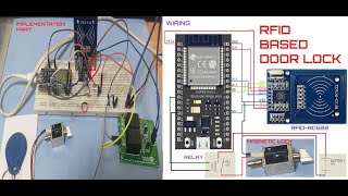 RFID amp ESP32 based Door Lock [upl. by Kcinimod681]