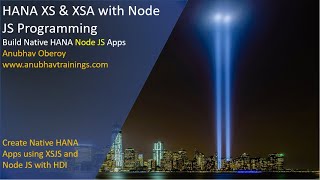 HANA XSA Training with NodeJS  Node JS in HANA XSA  HANA XSA Training [upl. by Annohsed]