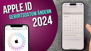 Apple ID  Geburtsdatum ändern 2024 [upl. by Rosy530]